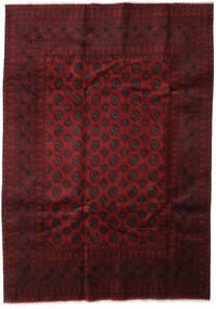205X289 Afghan Fine Matot Matto Itämainen Tummanpunainen (Villa, Afganistan) Carpetvista