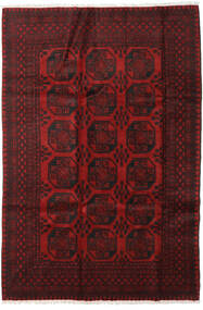 197X292 Afghan Fine Vloerkleed Donkerrood/Bruin Afghanistan Carpetvista