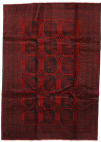 Tappeto Afghan Fine 205X289 Rosso Scuro (Lana, Afghanistan)