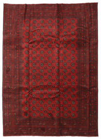 248X339 Afghan Fine Matot Matto Itämainen Ruskea/Punainen (Villa, Afganistan) Carpetvista