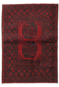  101X142 Medallion Small Afghan Fine Rug Wool, Carpetvista