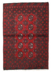 Afghan Fine Rug 100X146 Dark Red/Red Wool, Afghanistan Carpetvista
