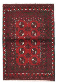  100X144 Medallion Piccolo Afghan Fine Tappeto Lana, Carpetvista