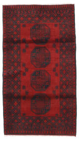  107X189 Medallion Small Afghan Fine Rug Wool, Carpetvista