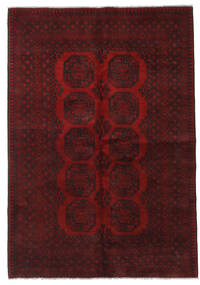  172X246 Medallion Afghan Fine Rug Wool, Carpetvista