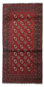 Tappeto Afghan Fine 101X200 Rosso Scuro/Rosso (Lana, Afghanistan)