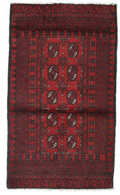  Afghan Fine Vloerkleed 101X174 Donkerrood/Bruin Carpetvista