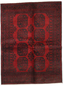  Afghan Fine Matot 149X196 Tummanpunainen/Ruskea Carpetvista