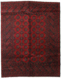 150X188 Alfombra Oriental Afghan Fine Rojo Oscuro (Lana, Afganistán) Carpetvista