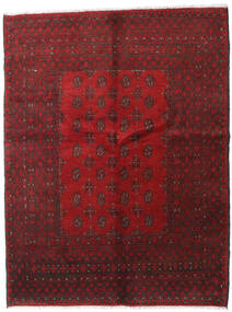 150X195 Alfombra Afghan Fine Oriental Rojo Oscuro/Marrón (Lana, Afganistán) Carpetvista