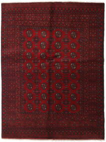  Afghan Fine Teppich 146X193 Dunkelrot Carpetvista
