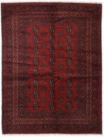 絨毯 オリエンタル アフガン Fine 148X192 ダークレッド/レッド (ウール, アフガニスタン)