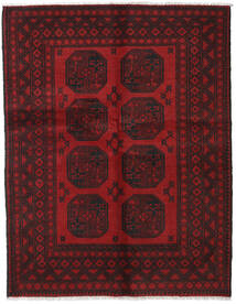 絨毯 オリエンタル アフガン Fine 147X189 ダークレッド (ウール, アフガニスタン)