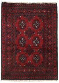  76X113 Medallion Small Afghan Fine Rug Wool, Carpetvista