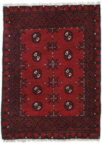 84X114 Alfombra Afghan Fine Oriental Rojo Oscuro (Lana, Afganistán) Carpetvista