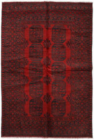 Tappeto Afghan Fine 158X234 Rosso Scuro/Marrone (Lana, Afghanistan)