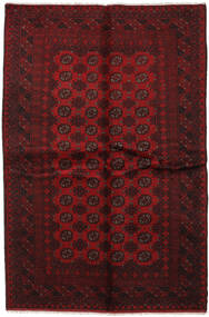 163X243 Tappeto Orientale Afghan Fine Rosso Scuro/Rosso (Lana, Afghanistan) Carpetvista