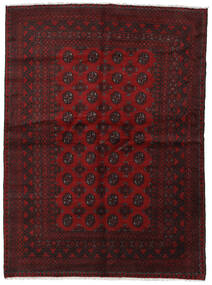 167X227 Alfombra Oriental Afghan Fine Rojo Oscuro (Lana, Afganistán) Carpetvista