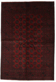 Afghan Fine Covor 164X241 Lână Dark Red Carpetvista