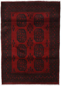  Afghan Fine Covor 128X178 Negru/Dark Red Carpetvista