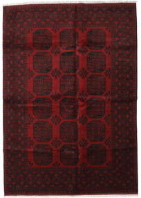  201X282 Afghan Fine Rug Dark Red Afghanistan Carpetvista