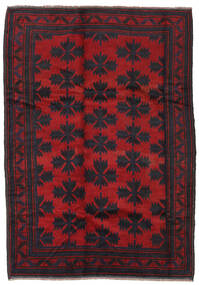 182X260 Tapete Oriental Balúchi Cinza Escuro/Vermelho Escuro (Lã, Afeganistão) Carpetvista