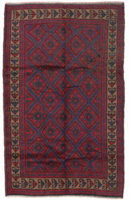  Oriental Baluch Rug 165X270 Black/Dark Red Wool, Afghanistan Carpetvista