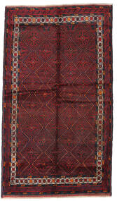 Belutsch Teppich 135X235 Dunkelrosa/Dunkelrot Wolle, Afghanistan Carpetvista
