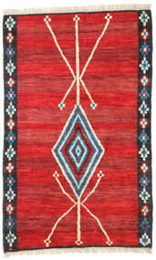  118X187 Moroccan Berber - Afghanistan Matto Punainen/Tummanharmaa Afganistan Carpetvista