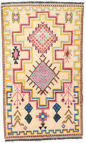 115X191 Tappeto Moroccan Berber - Afghanistan Moderno Beige/Rosso (Lana, Afghanistan) Carpetvista