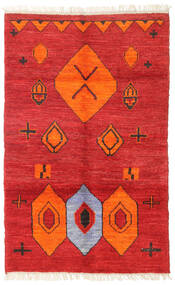  Barchi/Moroccan Berber - Afganistan 109X172 Wollteppich Rot/Orange Klein Carpetvista