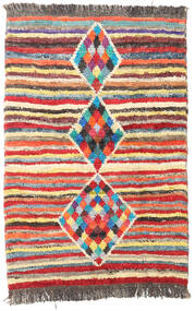 Barchi/Moroccan Berber - Afganistan Rug 89X132 Wool, Afghanistan Carpetvista