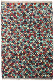 絨毯 Moroccan Berber - Afghanistan 204X298 グレー/ダークグレー (ウール, アフガニスタン)