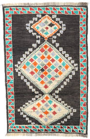  Barchi/Moroccan Berber - Afganistan 122X187 ウール 絨毯 ダークグレー/ベージュ 小 Carpetvista