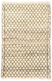 116X179 絨毯 Barchi/Moroccan Berber - Afganistan モダン ベージュ/ダークグレー (ウール, アフガニスタン) Carpetvista
