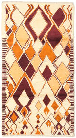 Barchi/Moroccan Berber - Afganistan Teppich 104X190 Beige/Rot Wolle, Afghanistan Carpetvista
