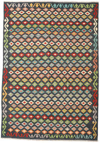 Orientalisk Kelim Afghan Old Style Matta 196X281 Ull, Afghanistan Carpetvista