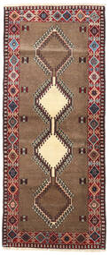  Persischer Yalameh Teppich 85X200 Läufer Braun/Dunkelrot (Wolle, Persien/Iran)
