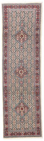  Persisk Moud 77X256 Hallmatta Röd/Beige (Ull, Persien/Iran)