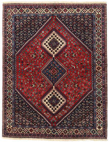 Yalameh Vloerkleed 155X200 Donker Roze/Rood Wol, Perzië/Iran Carpetvista