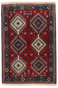  105X151 Medallion Small Yalameh Rug Wool, Carpetvista