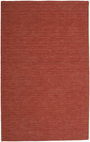  Wool Rug 300X500 Kelim Loom Rust Red Large