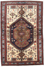  Orientalisk Hamadan Matta 126X192 Röd/Beige Ull, Persien/Iran Carpetvista