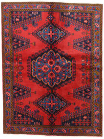 152X202 Tapis D'orient Wiss Rouge/Violet Foncé (Laine, Perse/Iran) Carpetvista