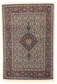 78X114 Moud Teppich Orientalischer Dunkelrot/Grau (Wolle, Persien/Iran) Carpetvista