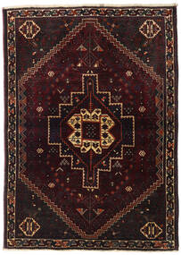  Persischer Ghashghai Teppich 114X157 Dunkelrot/Braun (Wolle, Persien/Iran)