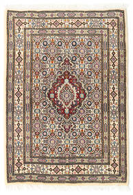 Moud Rug Rug 62X88 Brown/Beige Wool, Persia/Iran Carpetvista