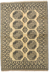 165X237 Afghan Fine Rug Oriental Beige/Orange (Wool, Afghanistan) Carpetvista