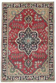 絨毯 タブリーズ パティナ 100X145 レッド/グレー (ウール, ペルシャ/イラン)