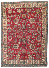 130X182 Tappeto Tabriz Patina Orientale Rosso/Beige (Lana, Persia/Iran) Carpetvista